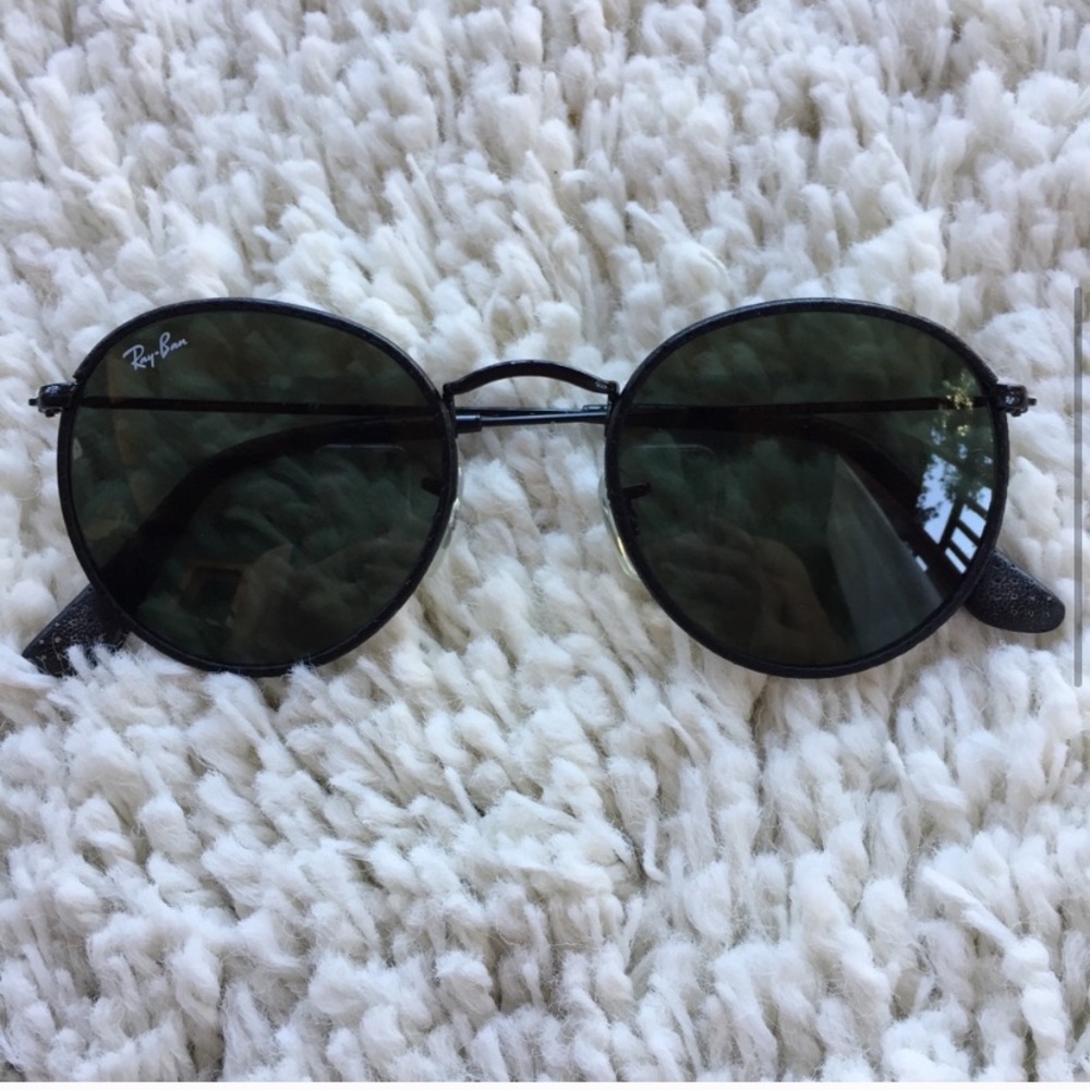BLACK RayBan Round Metal Remix 50-21